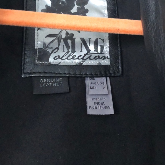 Mango leather jacket - Picture 2 of 3